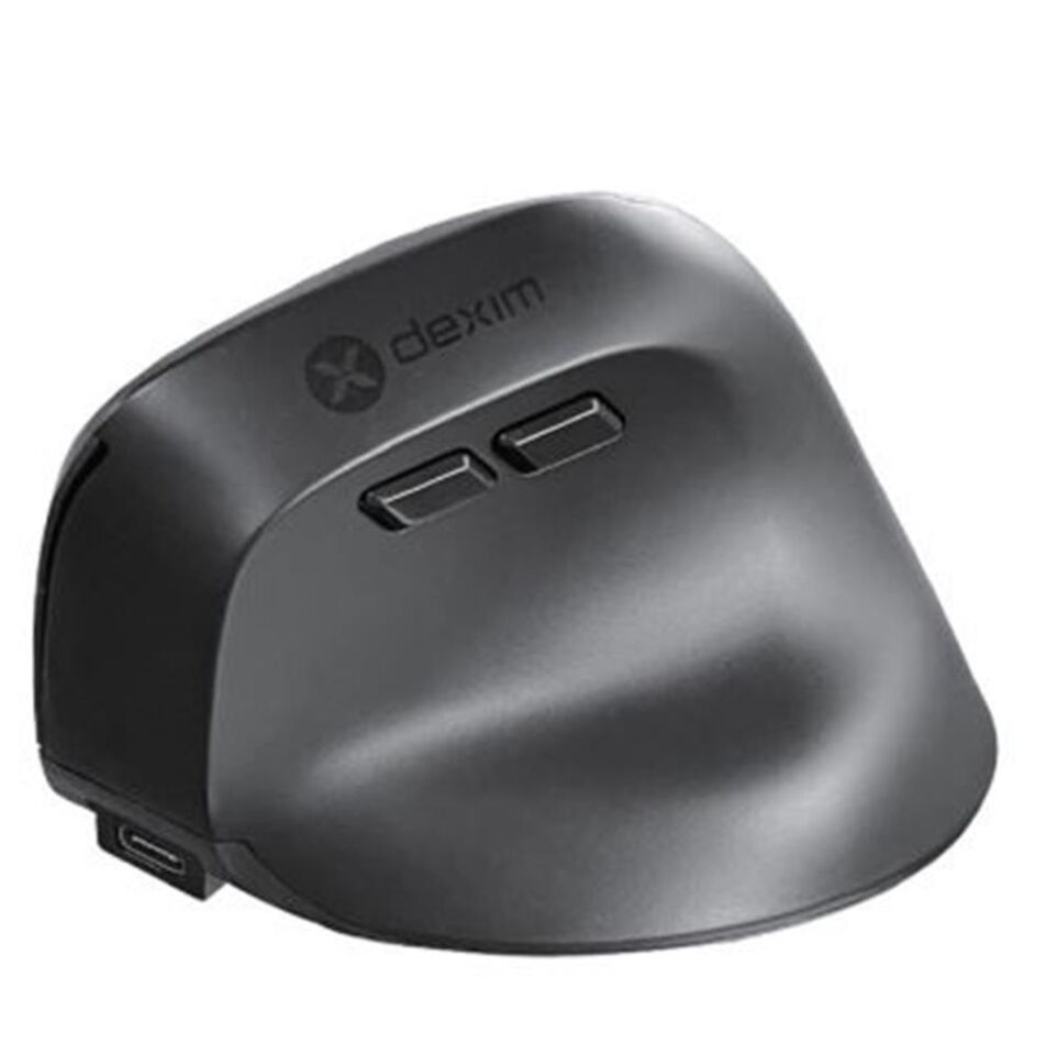 Dexim MW-060T Kablosuz & Bluetooth Şarj Edilebilir Ergonomik Dikey Mouse -DMA028