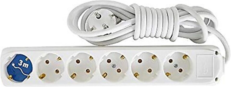 Almera 6lı 3mt Topraklı Priz (9260103)