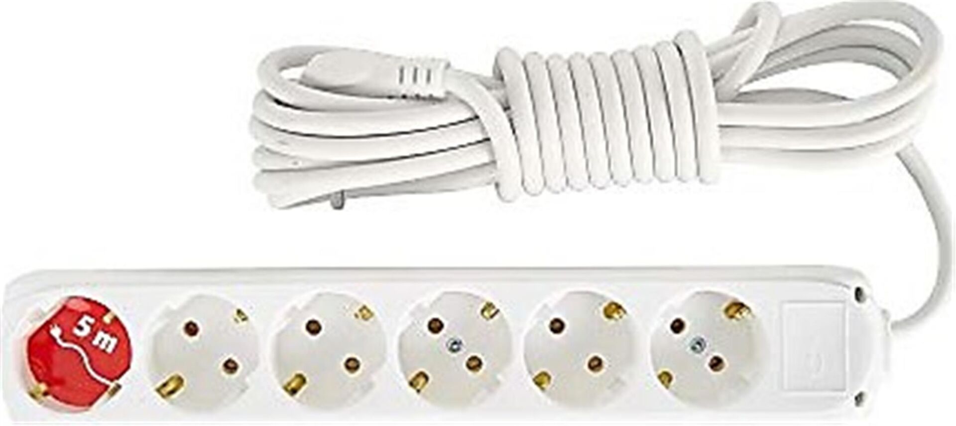 Almera 6lı 5mt Topraklı Priz (9260105)