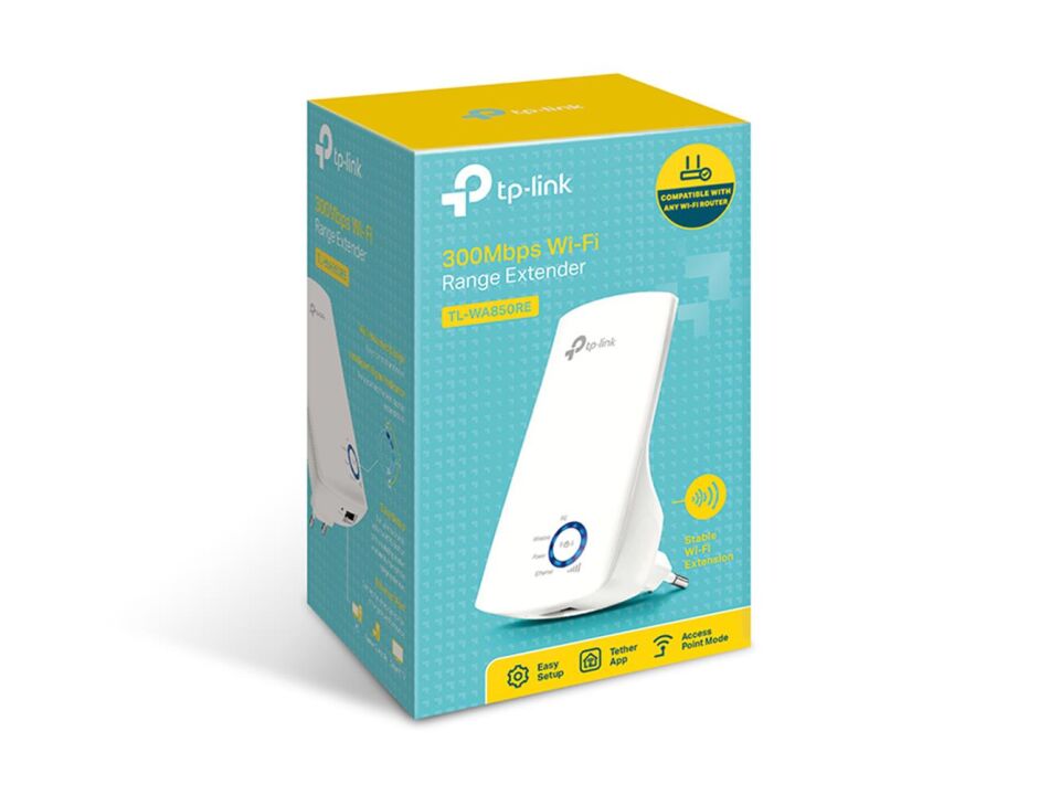 Tp-Link TL-WA850RE 300 Mbps Wifi Range Extender-Menzil Genişletici