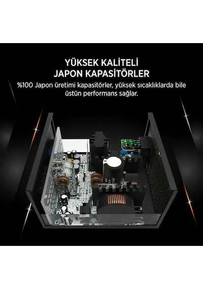 James Donkey JDP850 APFC 12cm 80+ Bronze 850W PSU Güç Kaynağı