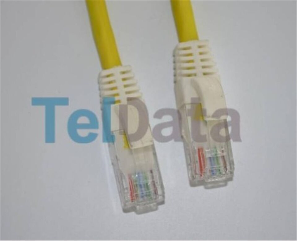 Teldata TLD-030YY Cat6 0.30MT Sarı Utp Patch Kablo