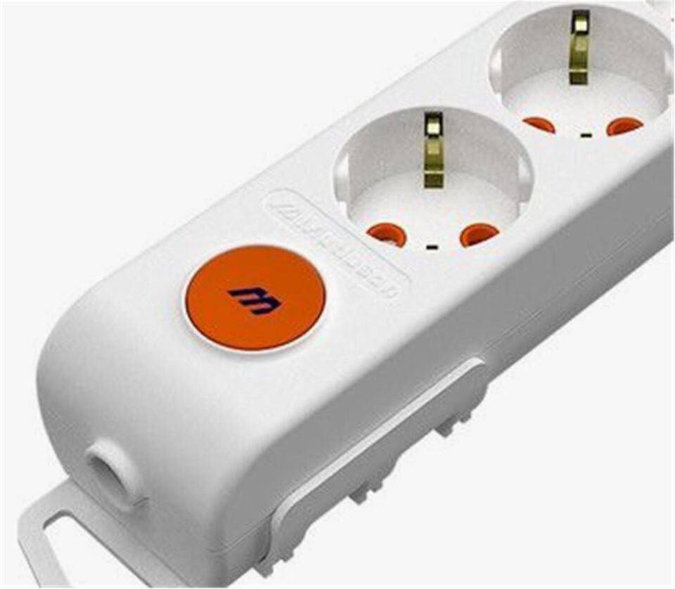 Mutlusan Rı-Tech 2li Anahtarlı Klemens Topraklı  Grup PriZ  (001 175 220001 00 00)