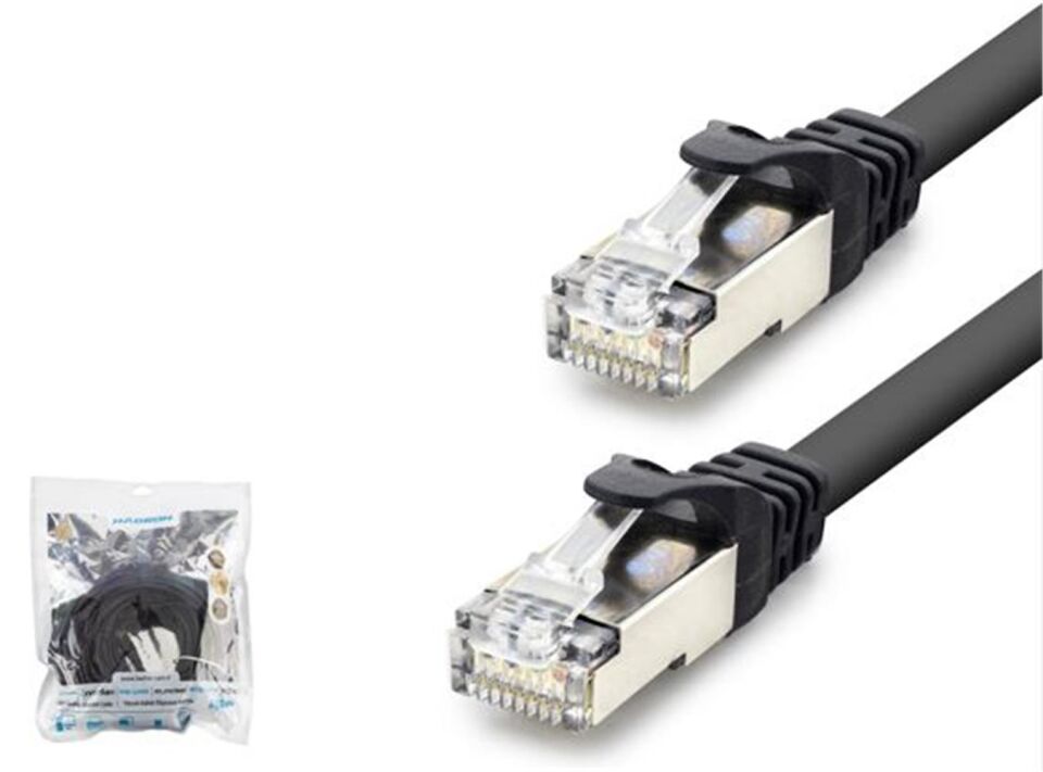 Hadron Hdx5088 Cat7 Kablo 1000Gbt 250Mhz 30Cm Siyah