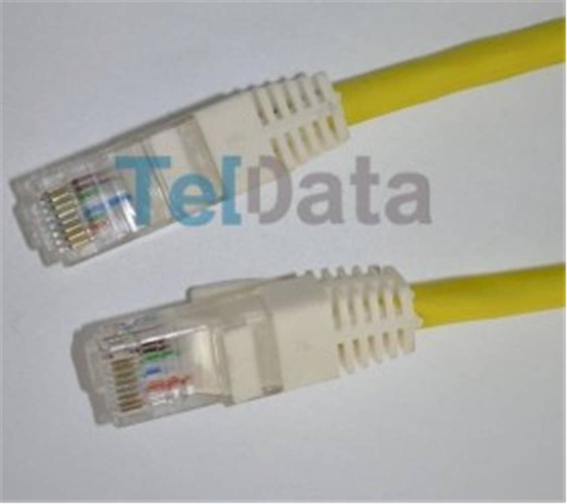 Teldata TLD-3000YS Cat6 30MT Sarı Utp Patch Kablo