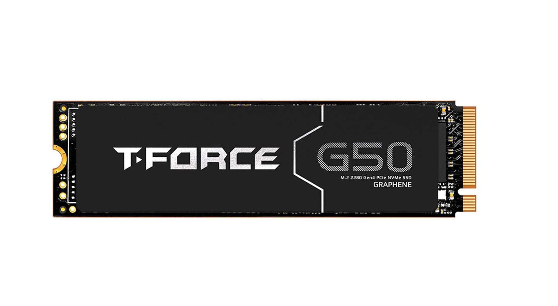 Team 512GB Team T-Force G50 5000-2500MB-s NVMe PCIe Gen4x4 M.2 SSD Disk (TM8FFE512G0C129)
