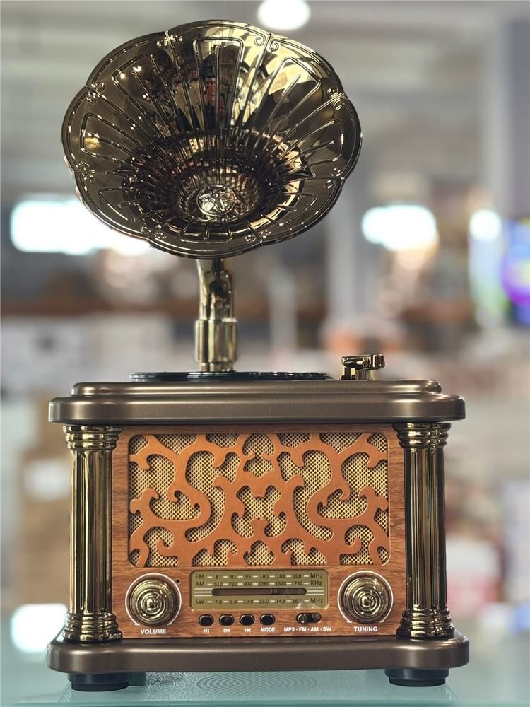 Everton Rt-588  Bluetooth Fm-Usb-Tf-Aux  Şarjlı Nostaljik Radyo