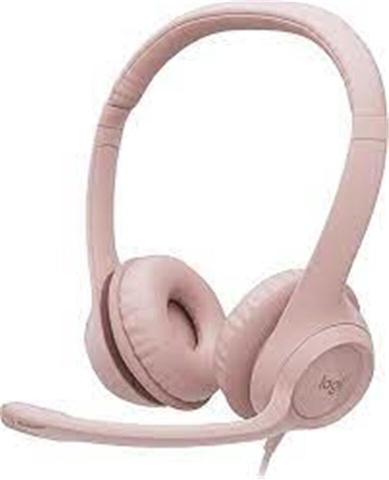 Logitech 981-001281 H390 Pudra Pembe Usb Mikrofonlu Kulaklık