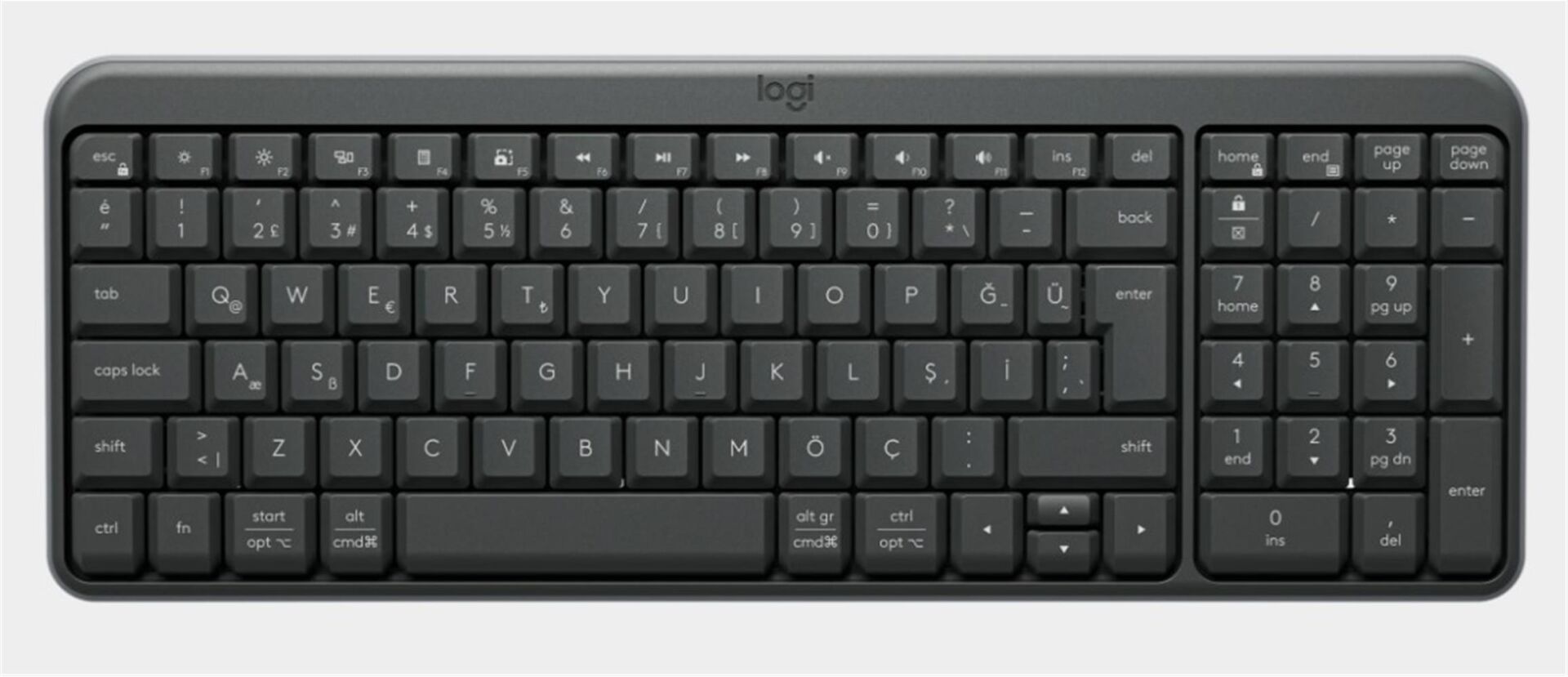 Logitech 920-013460 K250 Kablosuz Bluetooth Siyah Klavye