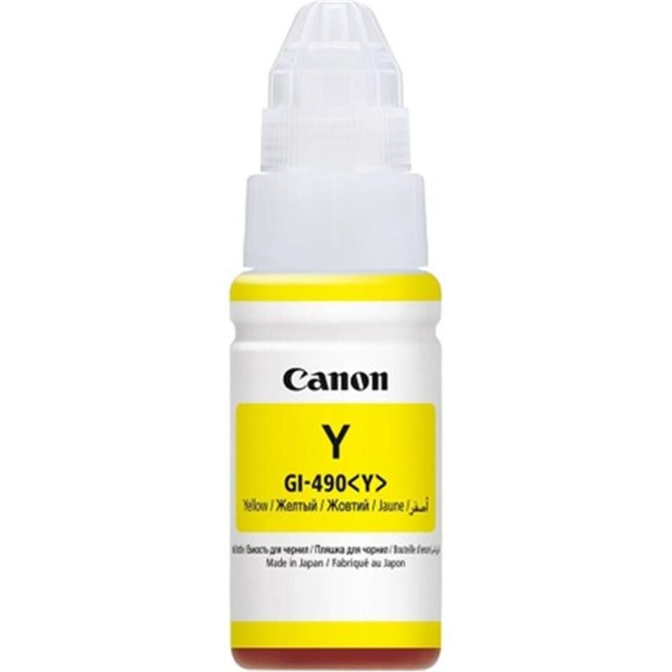 Canon GI-490Y Yellow Sarı Şişe Mürekkep G1411-2411-3411-4411