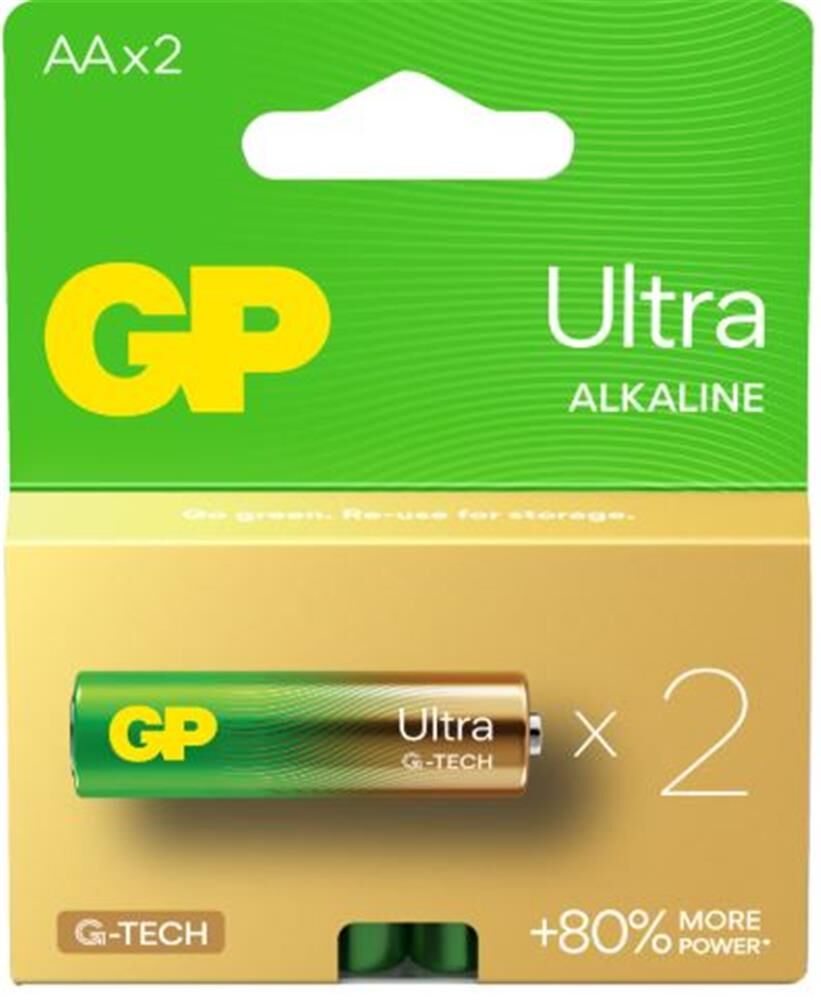 GP G-Tech LR6 AA Boy Ultra Alkalin Kalem Pil 2'li Paket GP15AU-U2