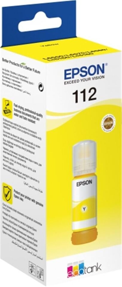 Epson 112 Yellow Sarı Şişe Mürekkep C13T06C44A