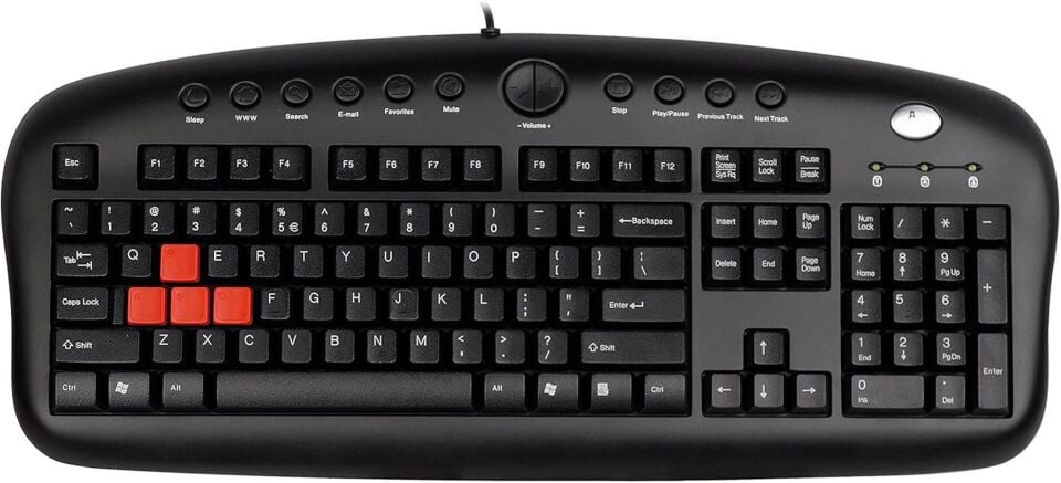 A4 Tech Kb-28G Siyah Usb Multımedya Gamer Klavye