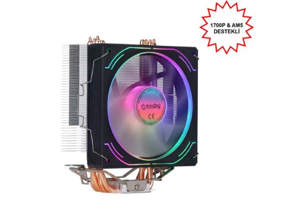 Frisby FCL-F1334C Intel 1366-115x-1200-1700-AMD AM2-AM2+-AM3-AM4-AM5 CPU FANI