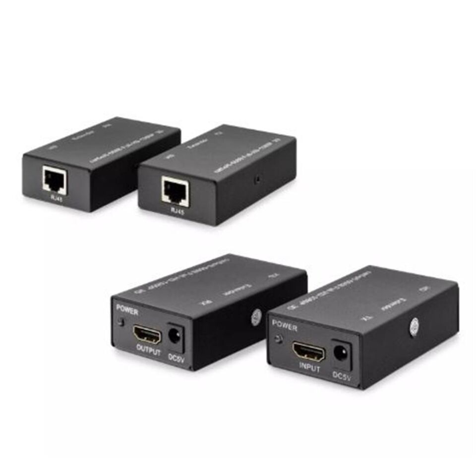 Hadron Hdx1342  60M  Hdmi Extender 1080p ekran 1,65 Gbps Siyah
