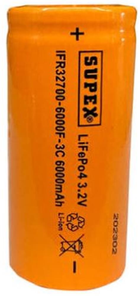 Supex IFR32700-6000F-3C 3.2V Lityum İon Pil