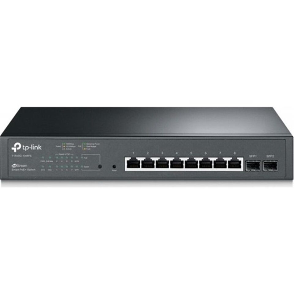 Omada Tp-Link SG2210P 8 Port Poe+ 10-100-1000 Mbps 2 SFP Yönetilebilir Switch