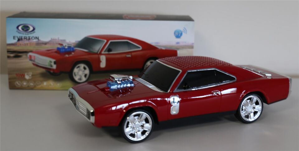 EVERTON RT-1959 Kırmızı Arabalı  Bluetooth Fm-Usb-Tf-Aux Şarjlı Nostaljik Radyo