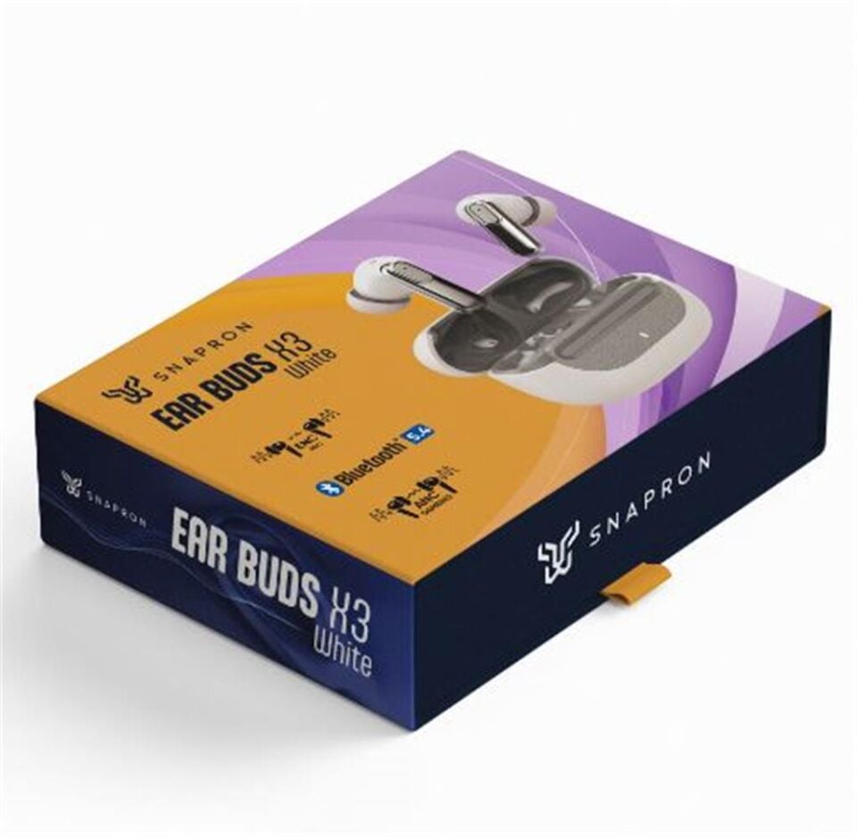 Snapron SNK-9001 ANC & ENC Kablosuz Bluetooth 5.4 Kulaki·çi· Kulaklık Beyaz