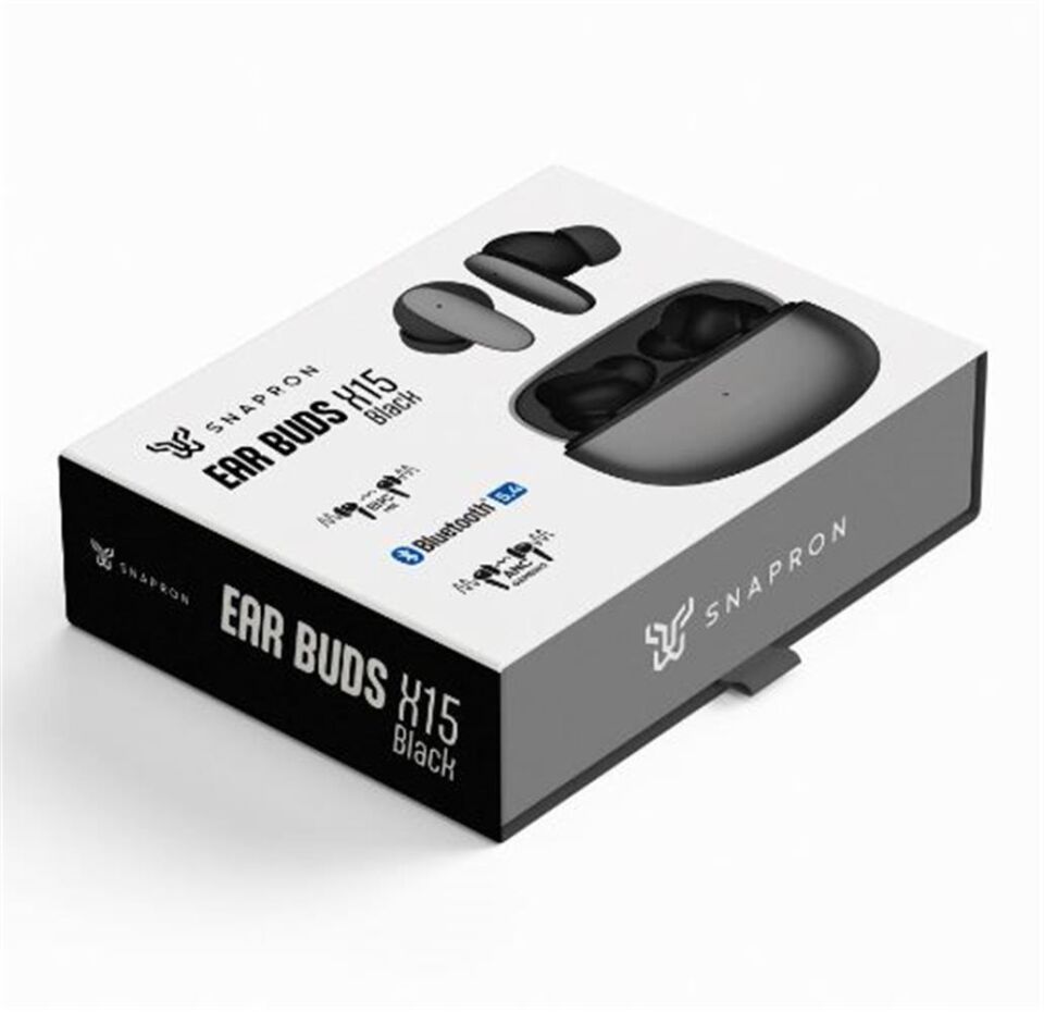 Snapron SNK-9004 Anc & Enc  Kablosuz Bluetooth 5.4 Kulaki·çi· Kulaklik Si·yah