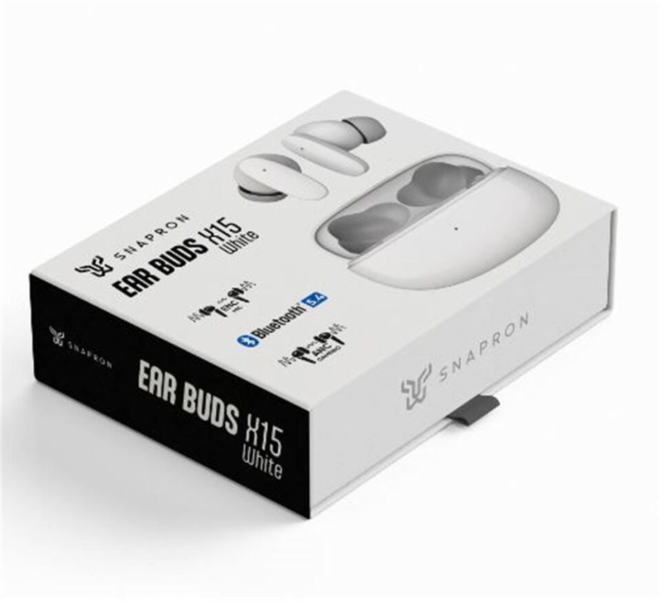 Snapron SNK-9005 ANC & ENC Kablosuz Bluetooth 5.4 Kulaki·çi· Kulaklık Beyaz