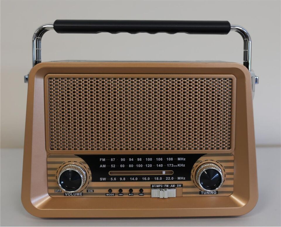 Everton Rt-756  Bluetooth Fm-Usb-Tf-Aux Şarjlı Nostaljik Radyo