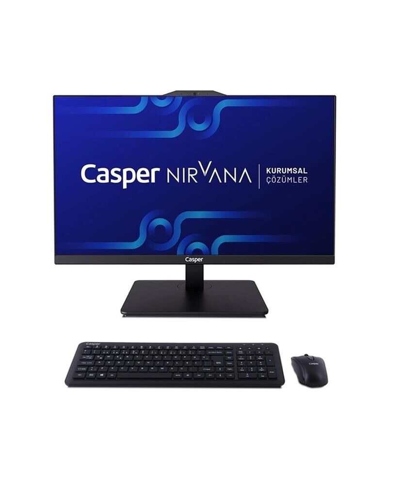 Casper Nirvana A90.1362-BE00X-V-S Siyah i7 13620H 16GB RAM 480GB 23.8'' FreeDOS Pivot All In One
