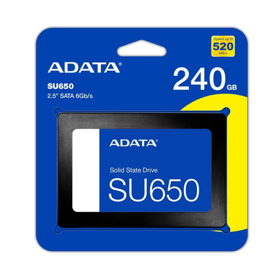 Adata 240GB 2.5'' SU650 520-450MB-s ASU650SS-240GT-R Ssd Harddisk