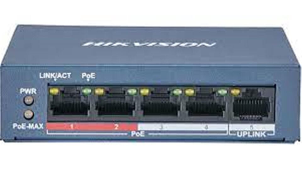 Hilook NS-0105P-35B 5 Port Megabit 4 Port PoE 35W +1 Port Megabit UplinkSwitch