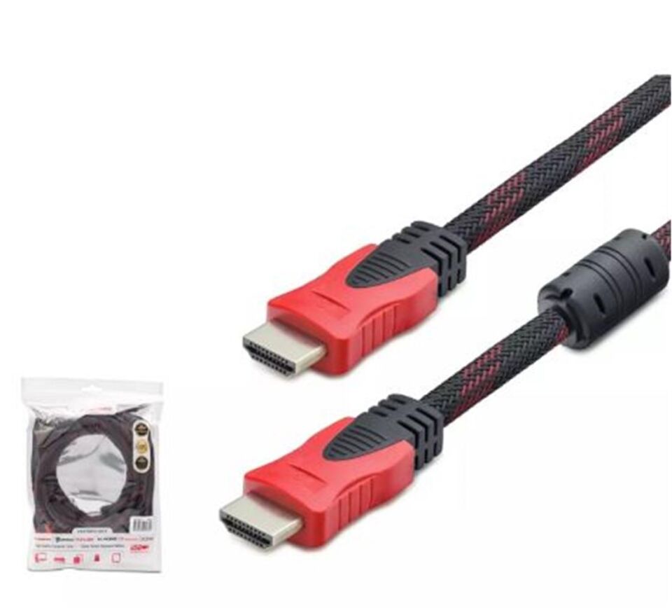 Hadron Hdx2022 15M Hdmi Kablo Örgülü  Siyah