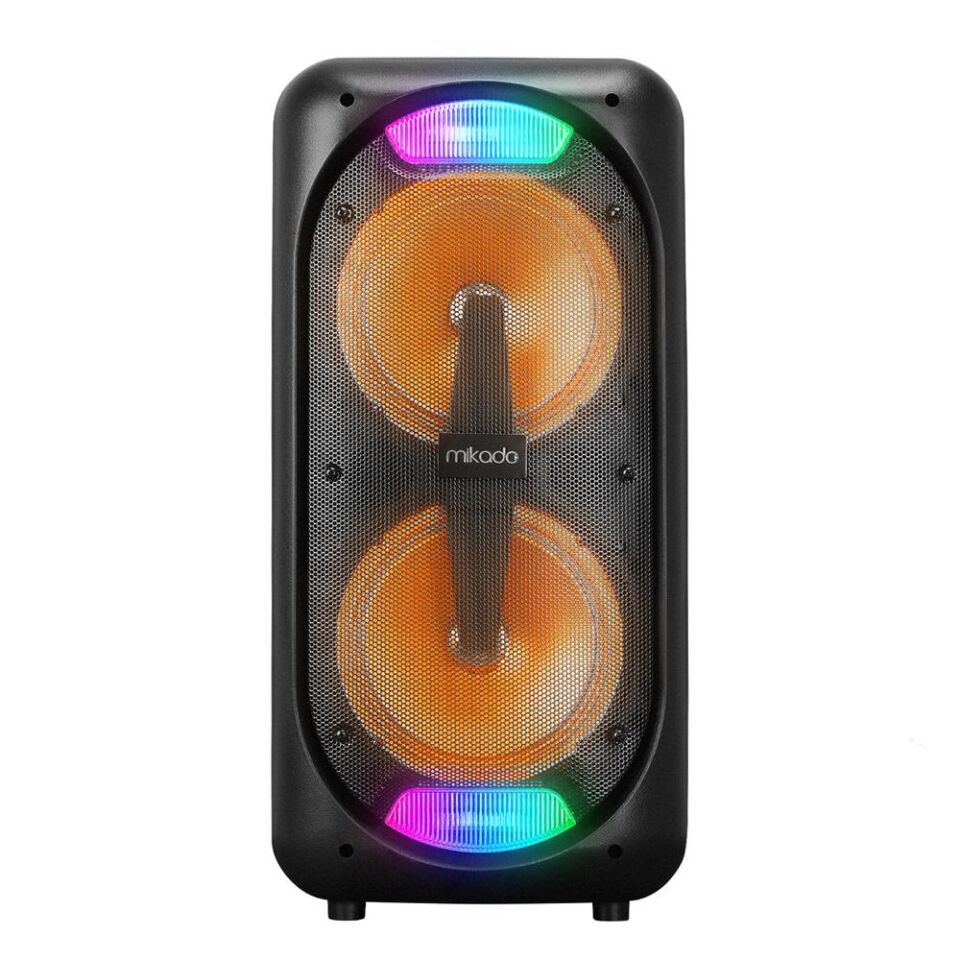 Mikado MD-801KP 30W Bluetooth-USB-TF-FM-Led Işıklı Kablolusuz Mikrofonlu Toplantı-Parti Hoparlörü