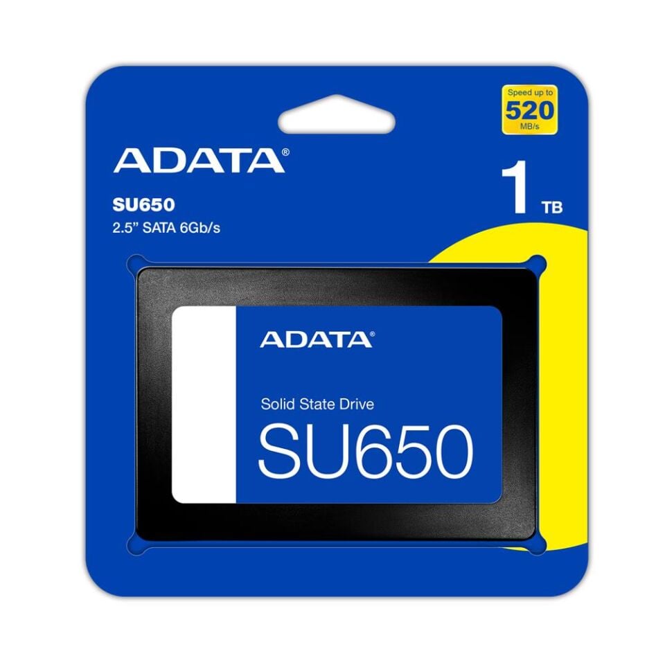 Adata 1TB 2.5'' SU650 520-450MB-s ASU650SS-1TT-R Ssd Harddisk