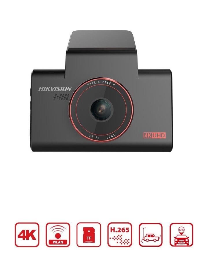 Hikvision AE-DC8312-C6S 3'' Ekranlı ve Wi-Fi GPSli 2160P Araç İçi Kamera