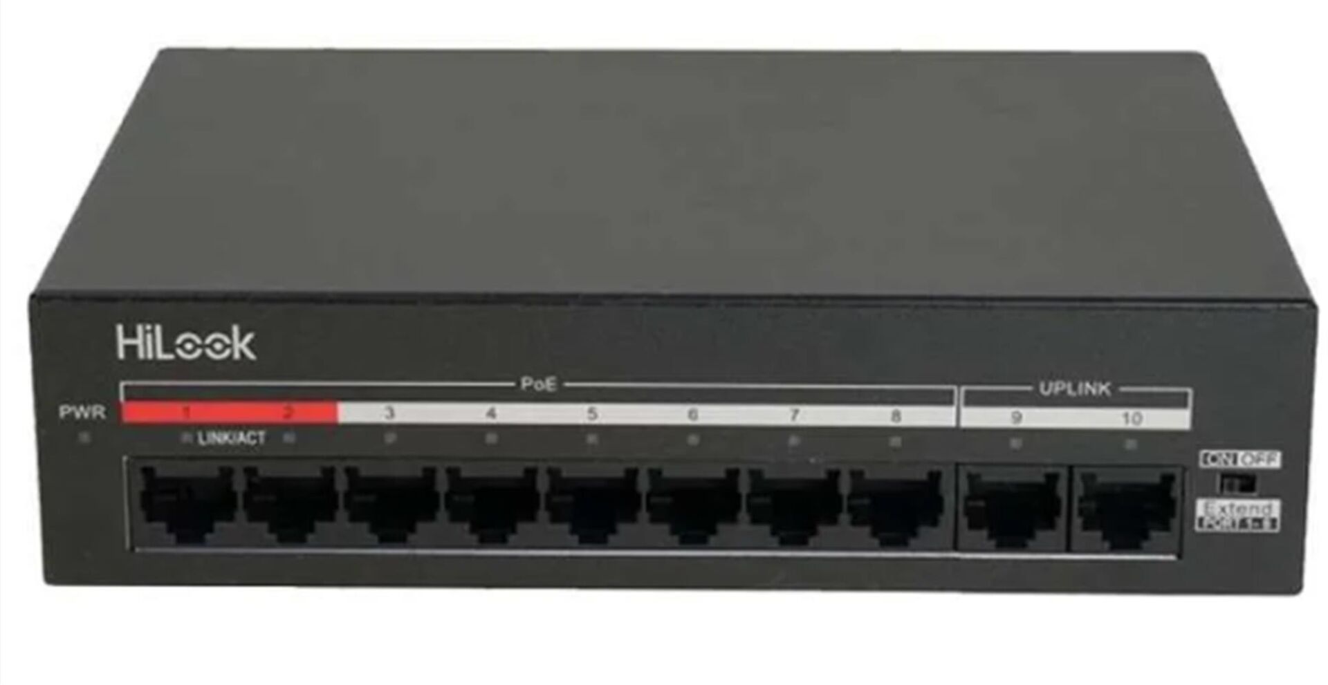 Hilook NS-0110MP-60 8 Port PoE, 60W, +2 Port Megabit Uplink Switch