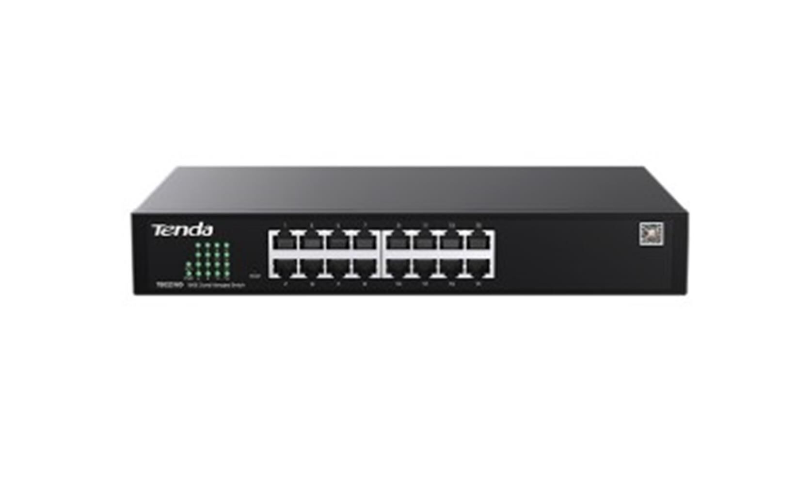 Tenda TEG2216D 16 Port 10-100-1000 Switch Cloud Yönetilebilir Çelik Kasa Switch
