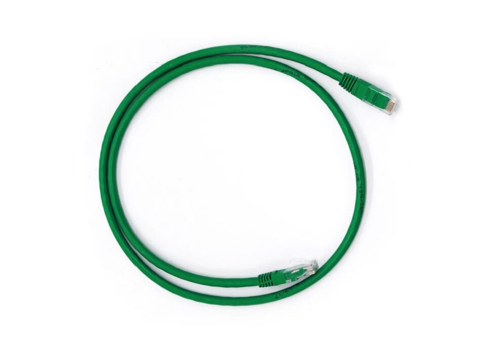 Vcom NP611B-N-2.0 Cat6 2.0MT Yeşil Utp Patch Kablo