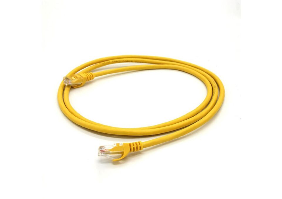 Vcom NP611B-Y-2.0 Cat6 2.0MT Sarı Utp Patch Kablo