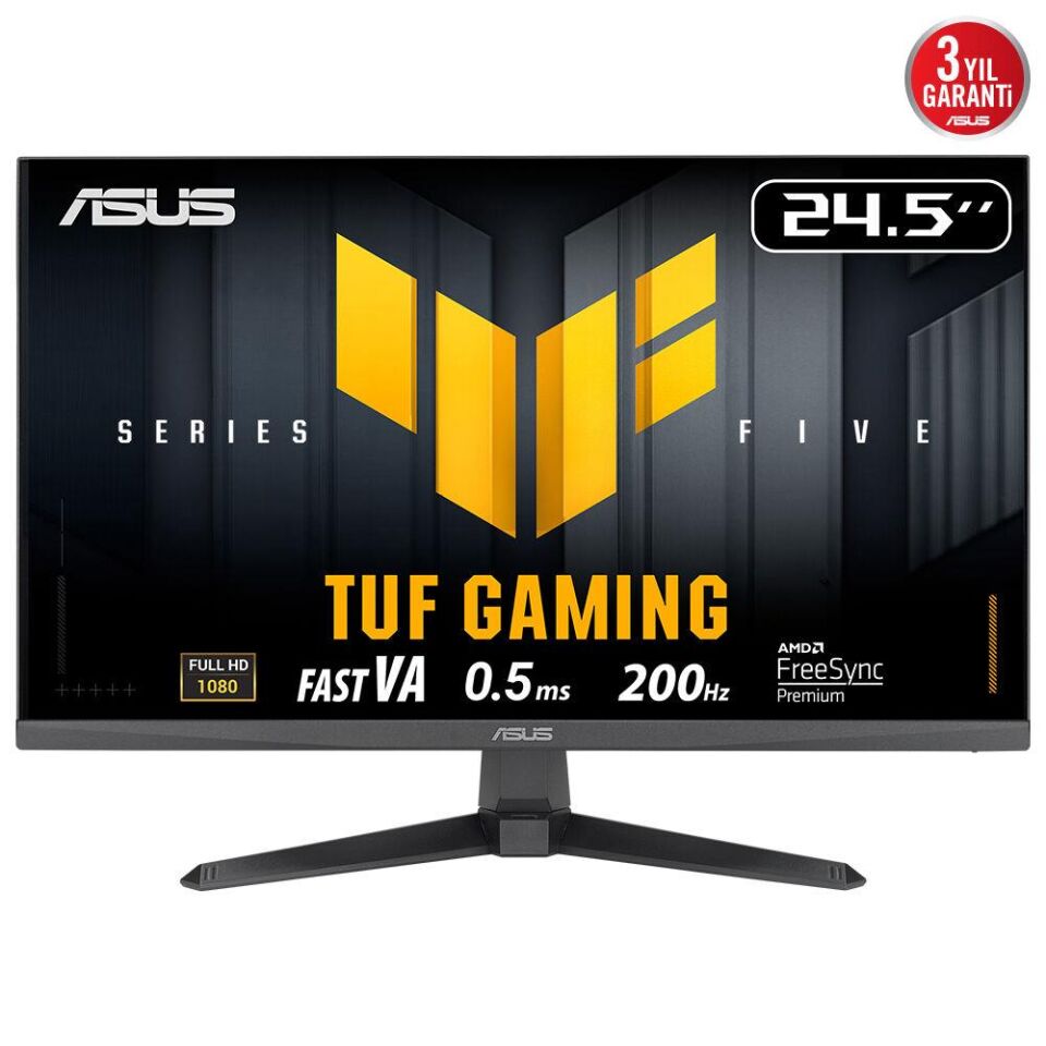 Asus 24.5'' Tuf Gaming VG257Q5A 200Hz 0.5ms Full Hd Freesync Fast IPS Gaming Monitör
