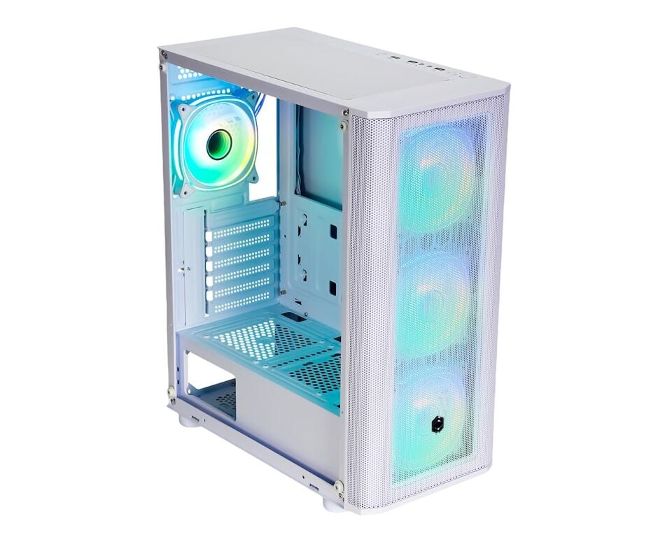 Frisby CM-106 650w 80+ ARGB Fan Gaming Beyaz Mesh Kasa