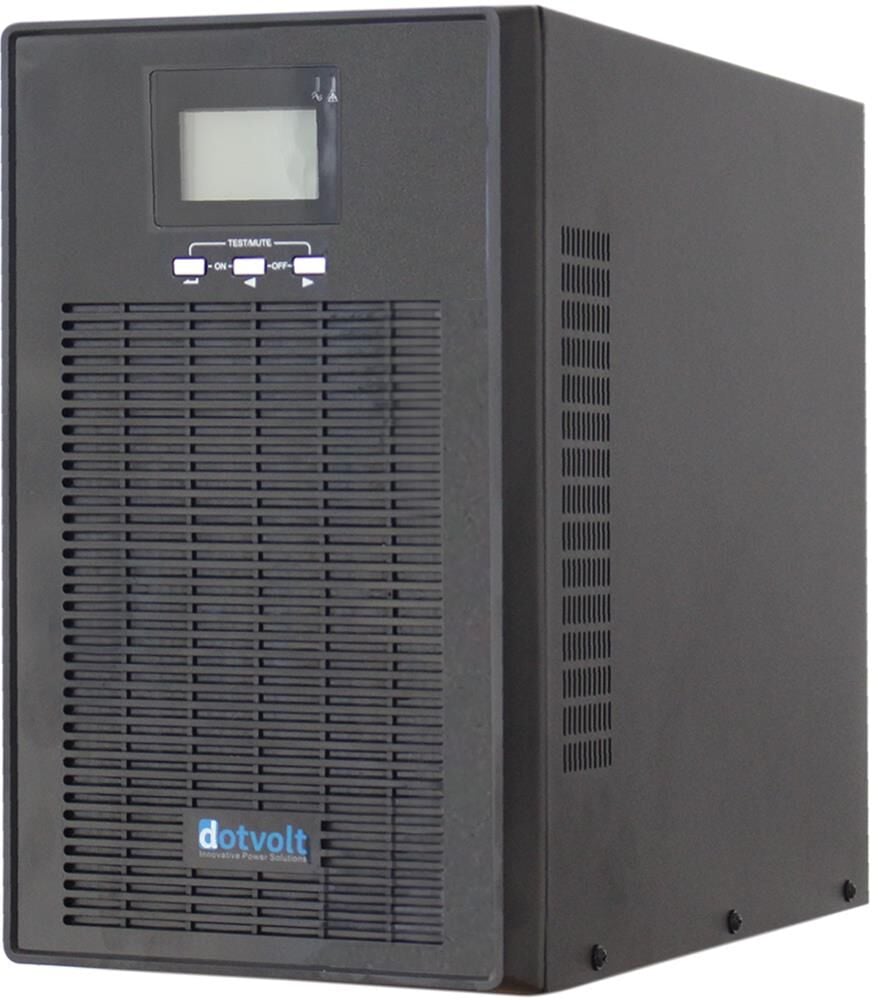 DOTVOLT VOLT MN PLUS 3 KVA 1-1 ONLINE UPS-6 X 12V 9AH PF;1