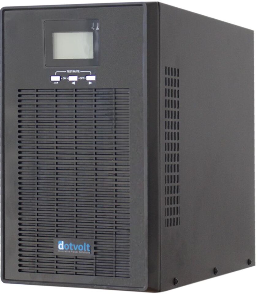 DOTVOLT VOLT MN PLUS 3 KVA 1-1 ONLINE UPS-6 X 12V 9AH PF;1