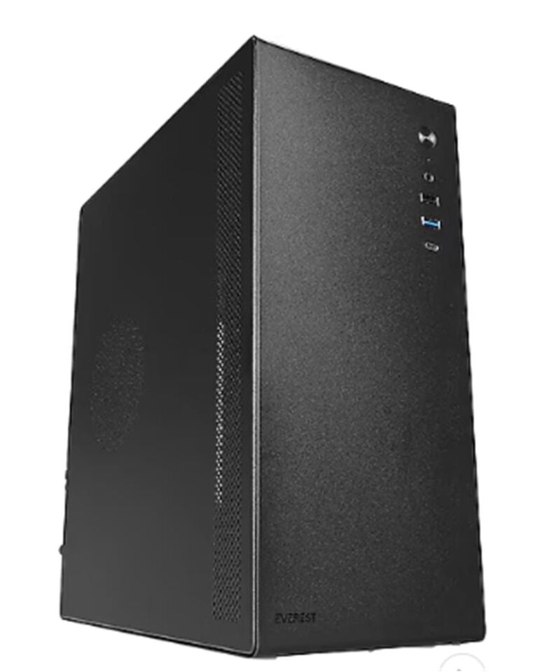 Everest K250 PEAK 250W MICRO PSU Siyah USB3.0+USB2.0+TYPE-C+HD AUDIO Kompakt Mid-T PC Kasası