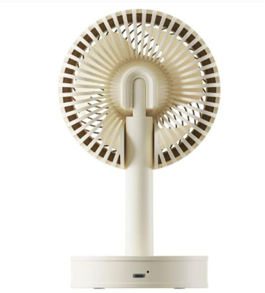 Everest EFN14 Krem 1200mAh 3 Hız Kademeli Masaüstü USB Fan