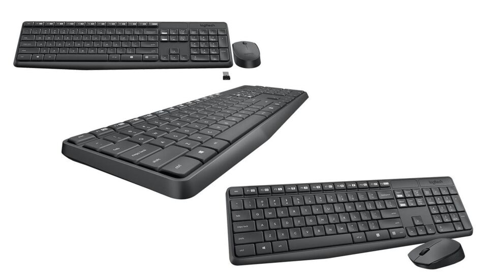 Logitech 920-007931 MK235 İngilizce Kablosuz Klavye & Mouse Seti