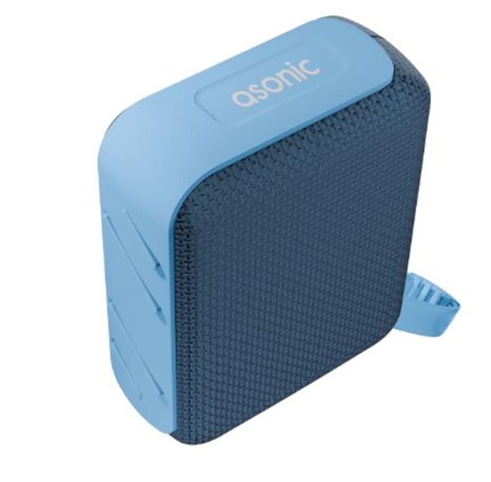 Asonic AS-03 Mavi USB-TF-TWS-Bluetooth Destekli 5W 1200mAh Type-C Speaker