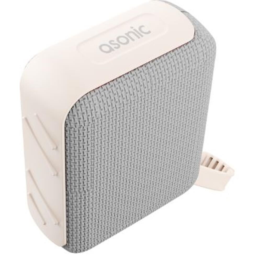 Asonic AS-03 Bej USB-TF-TWS-Bluetooth Destekli 5W 1200mAh Type-C Speaker